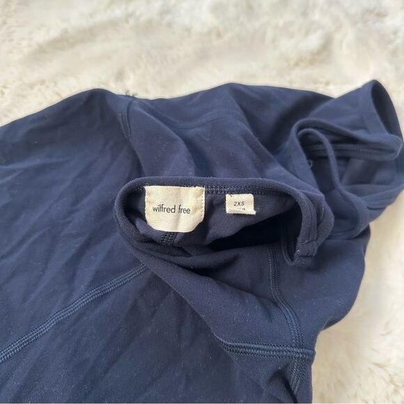 Aritzia Wilfred Free divinity romper in navy blue - Picture 8 of 10